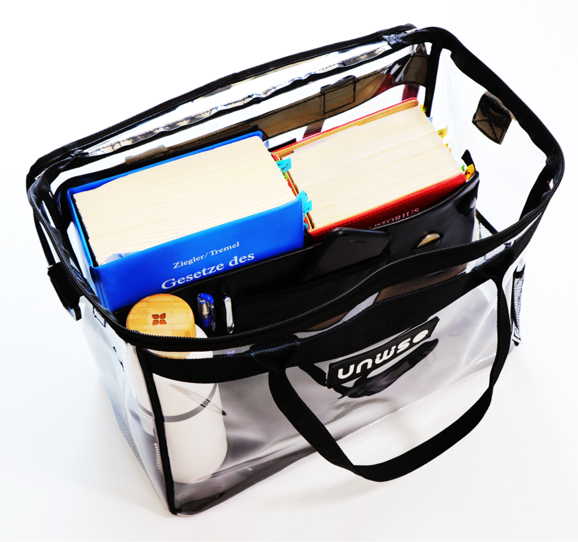 Durchsichtige Tasche Uni Taschen Bib Bag BibBag Uni Heidelberg